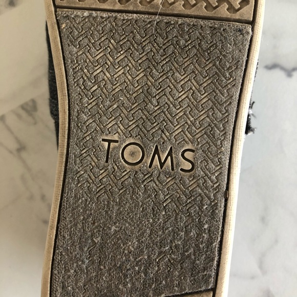 Boys Grey Toms Shoes size 10 - Picture 5 of 5